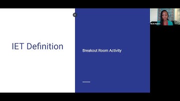 What is Integrated Education and Training (IET)?