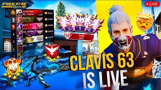 CLAVIS IS LIVE🔴PLAYING LONEWOLF🔥AND CS RANK PUSH🚀#freefire#fflive#GyanGaming#nonstopgaming
