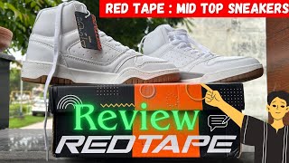 Red Tape Mid top Ankle Shoes Review | White Ankle Shoes under ₹1700