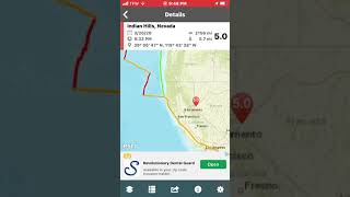5.0 Earthquake Nevada (US)