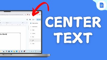 How To Center Text in Google Docs