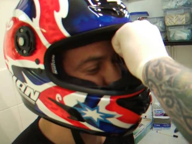eyebrow piercing motorcycle helmet AOIZZ Veil Decoration Bean's Moto Booth Can a helmet cause irritation