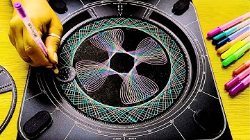 🌀🌈Relaxing Spirograph Art | YOU WILL WATCH AT LEAST TWICE🌈🌀