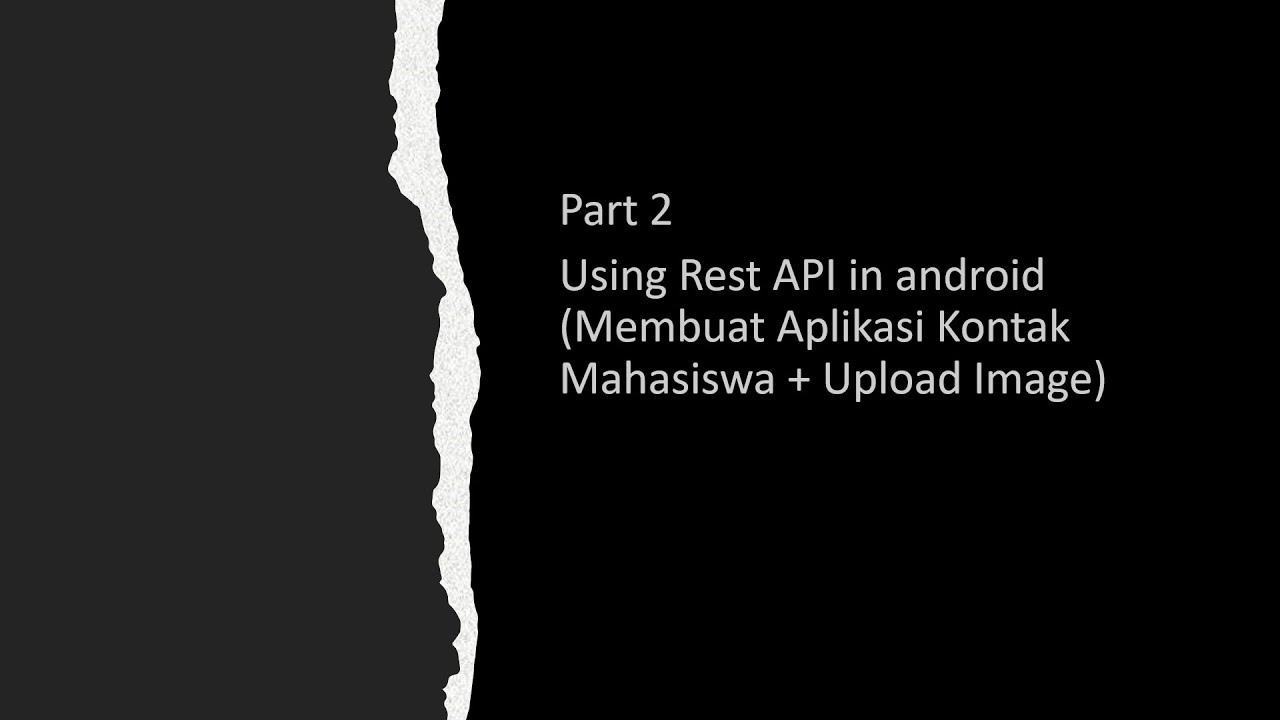 Using Rest API in Android #2 - YouTube