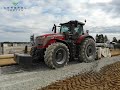 MF 8737 S 💪🚜 Massey Ferguson na Budowie 💪😍 370 KM 💪 Stabilizacja Gruntu 🚜