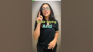 Avoid Saying - AND | Try These New Conjunctions in English  #englishwithananya #englishkaisesikhe