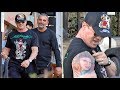 Sly Stallone Shows His Massive Tattoo Of Wife Jennifer Flavin To Christian Audigier [2007]