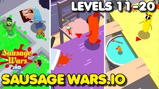Sausage Wars.io: Be the Last Standing Sausage! – Levels 11-20 | Gameplay #3 (Android & iOS Game) screenshot 4