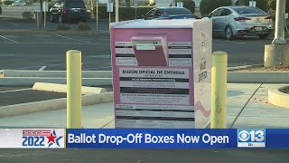 Ballot drop-off boxes are now open in Sacramento region