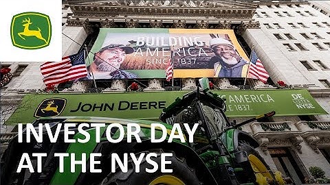 Leaping Ahead for the Future | John Deere Investor Day @ the NYSE