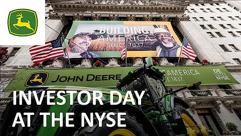 Leaping Ahead for the Future | John Deere Investor Day @ the NYSE
