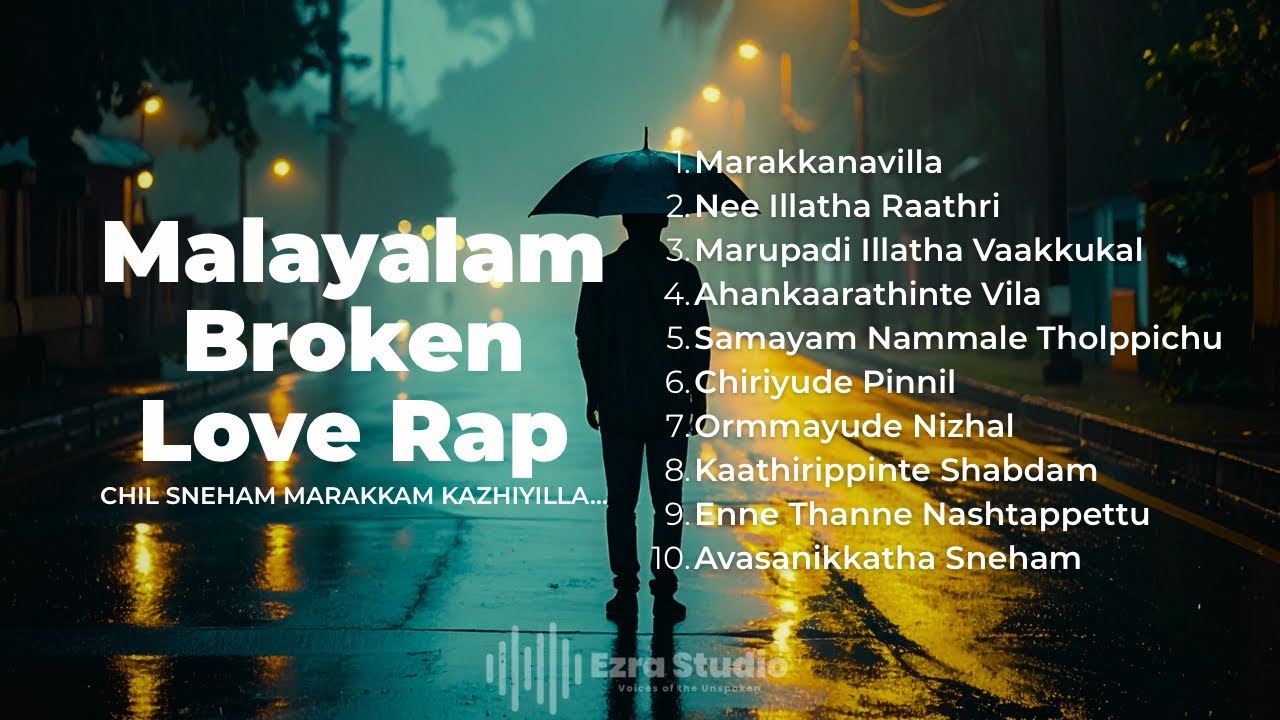 Malayalam Love Failure Rap Songs💔 | Broken Heart Malayalam Rap Mix | Love Pain & Breakup Playlist