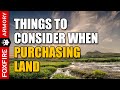Tips for Buying Land