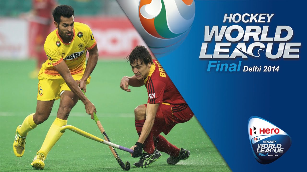 Belgium vs India - Men's Hero Hockey World League Final India 5th/6th Place [18/1/2014]