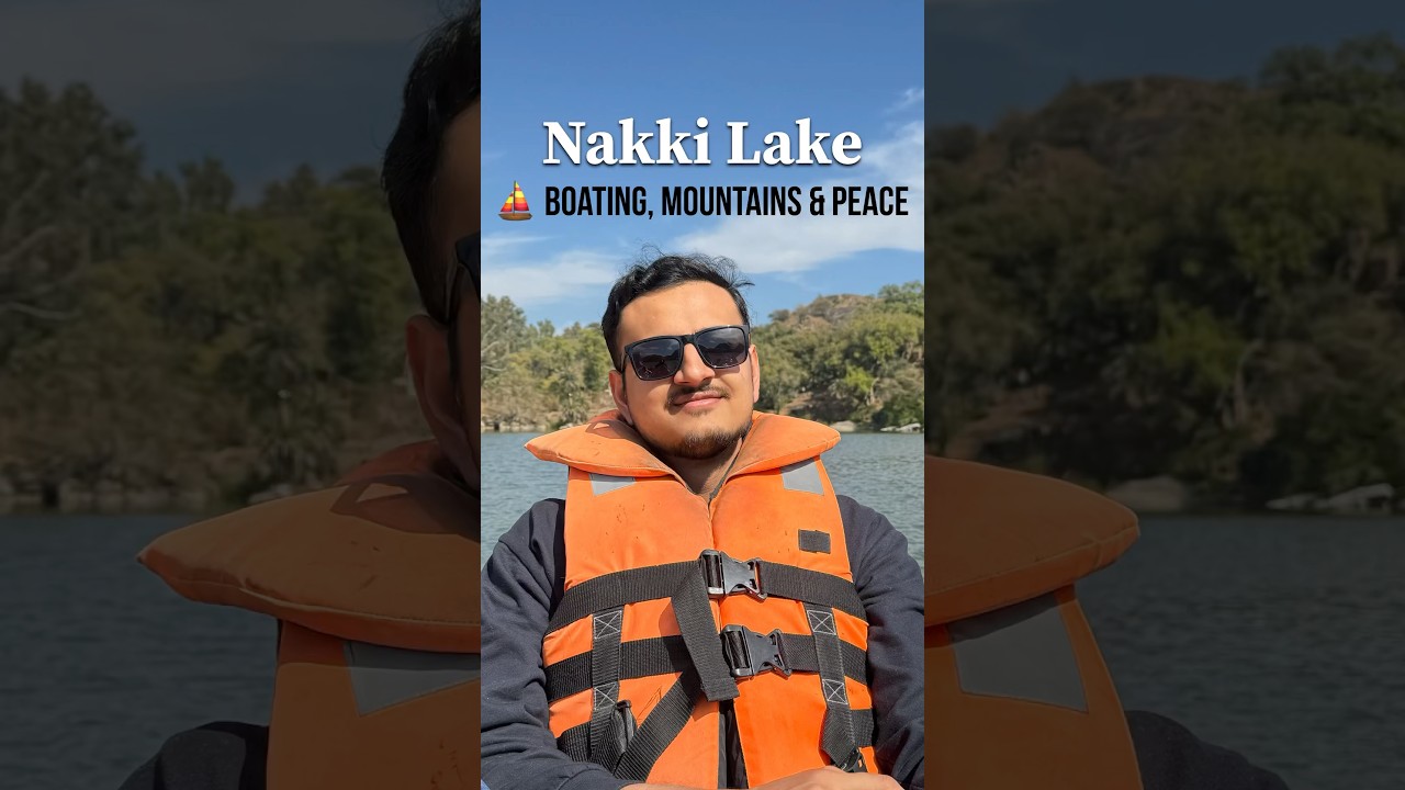 Boat Ride on Nakki Lake, Mount Abu ⛵️🏞️ 