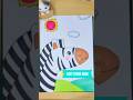 Draw a Zebra With Just Your Hand #art #shorts