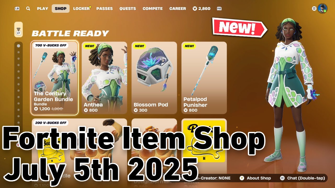 *NEW* ANTHENA SKIN & *NEW* LET LOOSE EMOTE! Fortnite Item Shop