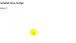 Tugas 3. Javascript Variabel