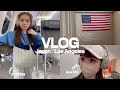 【アメリカvlog】一人でアメリカ出発編🇺🇸✈️|フライト準備|機内の過ごし方|メイク|空港|