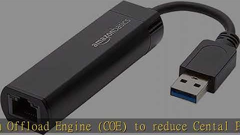Amazon Basics USB 3.0 to 10/100/1000 Gigabit Ethernet Internet Adapter
