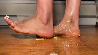 ASMR Request/Bare Feet’s/Crushing an Egg/Sleep Triggers Sounds/Whispering.