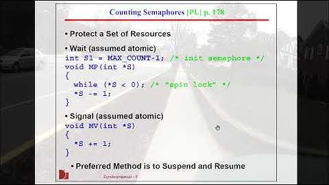 RTS5.2: Counting Semaphores and Priority Inversion