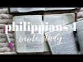 BIBLE STUDY WITH ME | Philippians 4