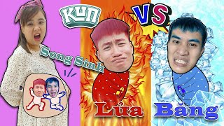 Anh Em Song Sinh Lửa Và Băng Ai Mạnh Hơn?? Hot vs Cold Baby