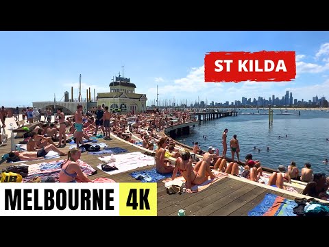 MELBOURNE, AUSTRALIA 🇦🇺 [4K] St Kilda Beach &amp; Pier — Walking Tour