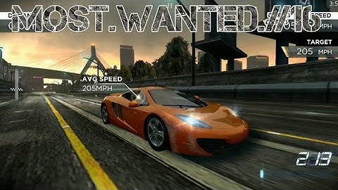 Need For Speed Most Wanted Playthrough #16 McLaren & Bentley