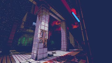 Godot lofi 3D spaceship environment