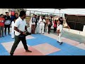 Training of taekwondo