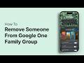 How to Remove Someone From Google One Family Group