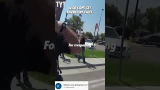 Cop Gets Chewed Out By Sergeant For Harassing Protester. Full clip on: TYT Sports
