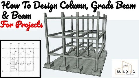 How To Design Column, Grade Beam & Beam for Projects | Part-2 | ArchiCad