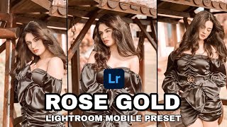Rose Gold Tone Lightroom Mobile Preset / Free Download DNG Preset / Lr Photo Editing Tutorial / ZE screenshot 5