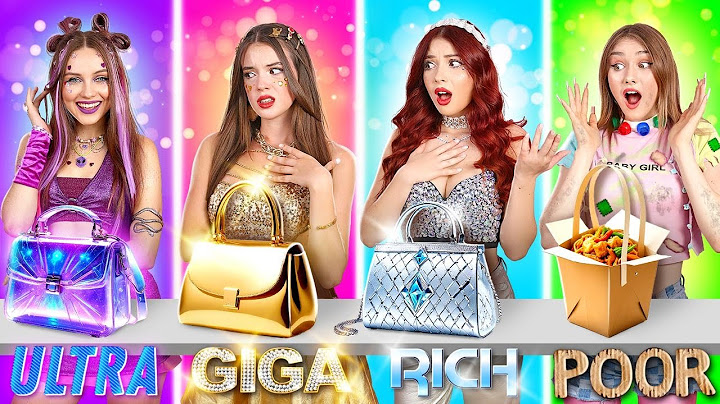 Poor Vs Rich Vs Giga Rich Vs Ultra Rich Students are Back to School!