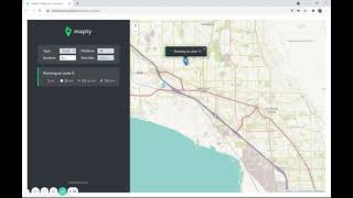 Mapty workout tracking web app project screenshot 3