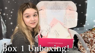Miss to Mrs Bridal Box Unboxing! |Box 1 by Jasmine the Waffle 196 views 9 months ago 9 minutes, 47 seconds