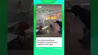 Catamarca: alumnos hicieron 'guerra de bengalas' dentro del aula