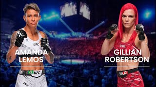 AMANDA LEMOS VS GILLIAN ROBERTSON | HIGHLIGHTS BEFORE THE MATCH