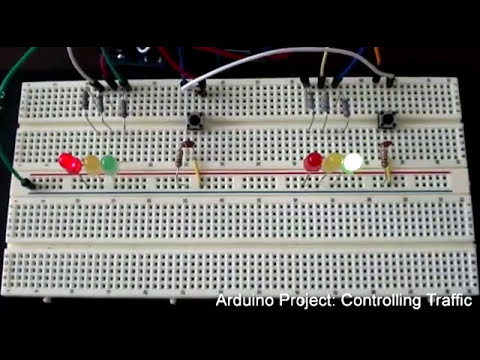 Arduino Project - Traffic Lights (Controlling Traffic) - YouTube