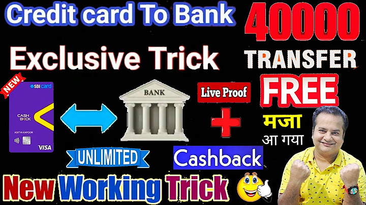 Can you transfer cash from credit card to bank account