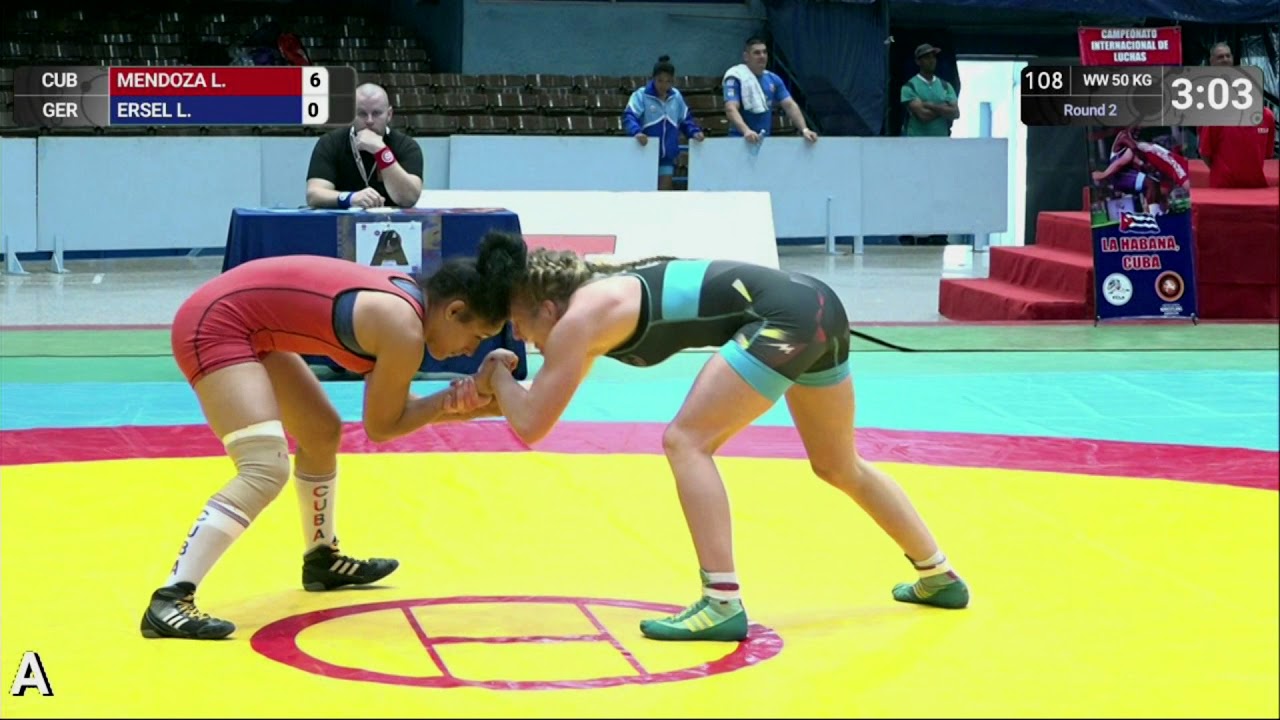 Round 2 WW - 50 kg: L. MENDOZA (CUB) v. L. ERSEL (GER)