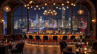 Elegant Jazz Saxophone at a Cozy Bar in Hong Kong ~ Relaxing Night Jazz Music for Good Mood