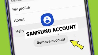 how to log out or remove samsung account