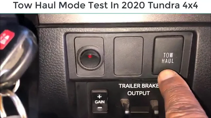 Tow Haul Mode Test In 2020 Toyota Tundra 4x4 WOW