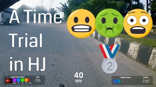 Time Trial in Hatirjheel with Power, HR and Speed Data screenshot 1