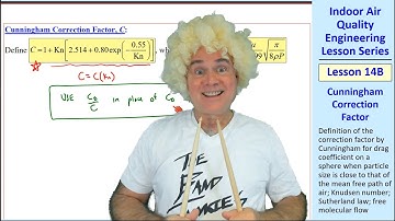IAQ Engineering Lesson 14B: Cunningham Correction Factor