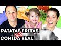 PATATAS FRITAS vs COMIDA REAL | LAYS RUSAS vs REAL | Yippee Family